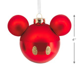 Hallmark Christmas Ornament (Disney Mickey Mouse Ears Icon, Glass)