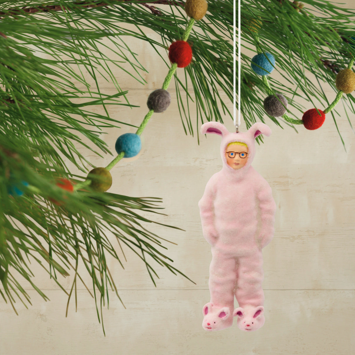 A Christmas Story Ralphie in Bunny Suit Christmas Ornament