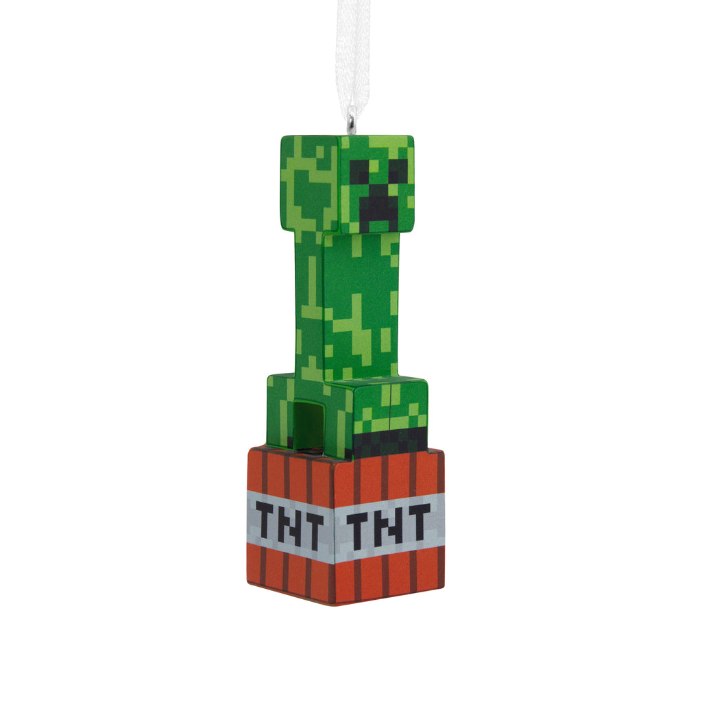 Hallmark Minecraft Creeper on TNT Christmas Ornament