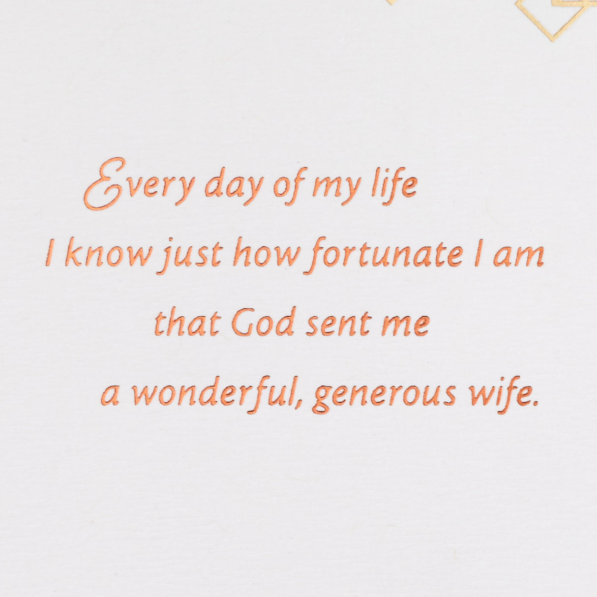 Hallmark Religious 50th Anniversary Card for Wife (Blessing)