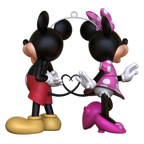 Keepsake Christmas Ornament 2024, Disney Mickey and Minnie A Tail of Togetherness, Gifts for Disney Fans