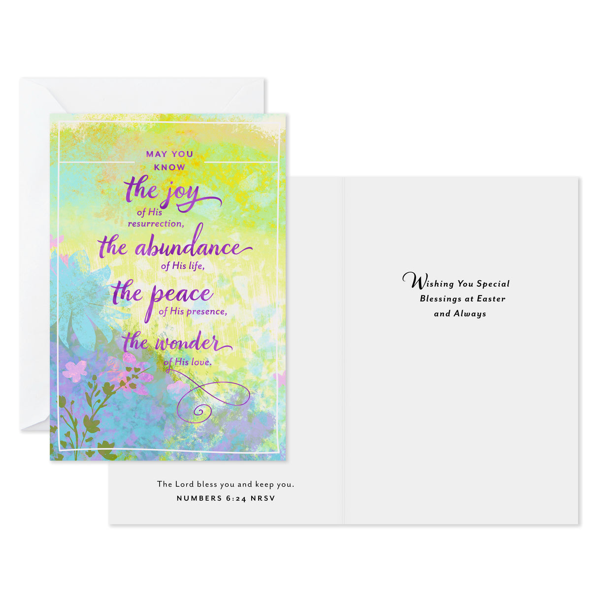 Hallmark Dayspring Pack of Religious Easter Cards, Wonder of His Love (6 Cards with Envelopes)