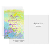 Hallmark Dayspring Pack of Religious Easter Cards, Wonder of His Love (6 Cards with Envelopes)