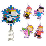 Peanuts Mini Christmas Tree Topper and Ornaments, Set of 5