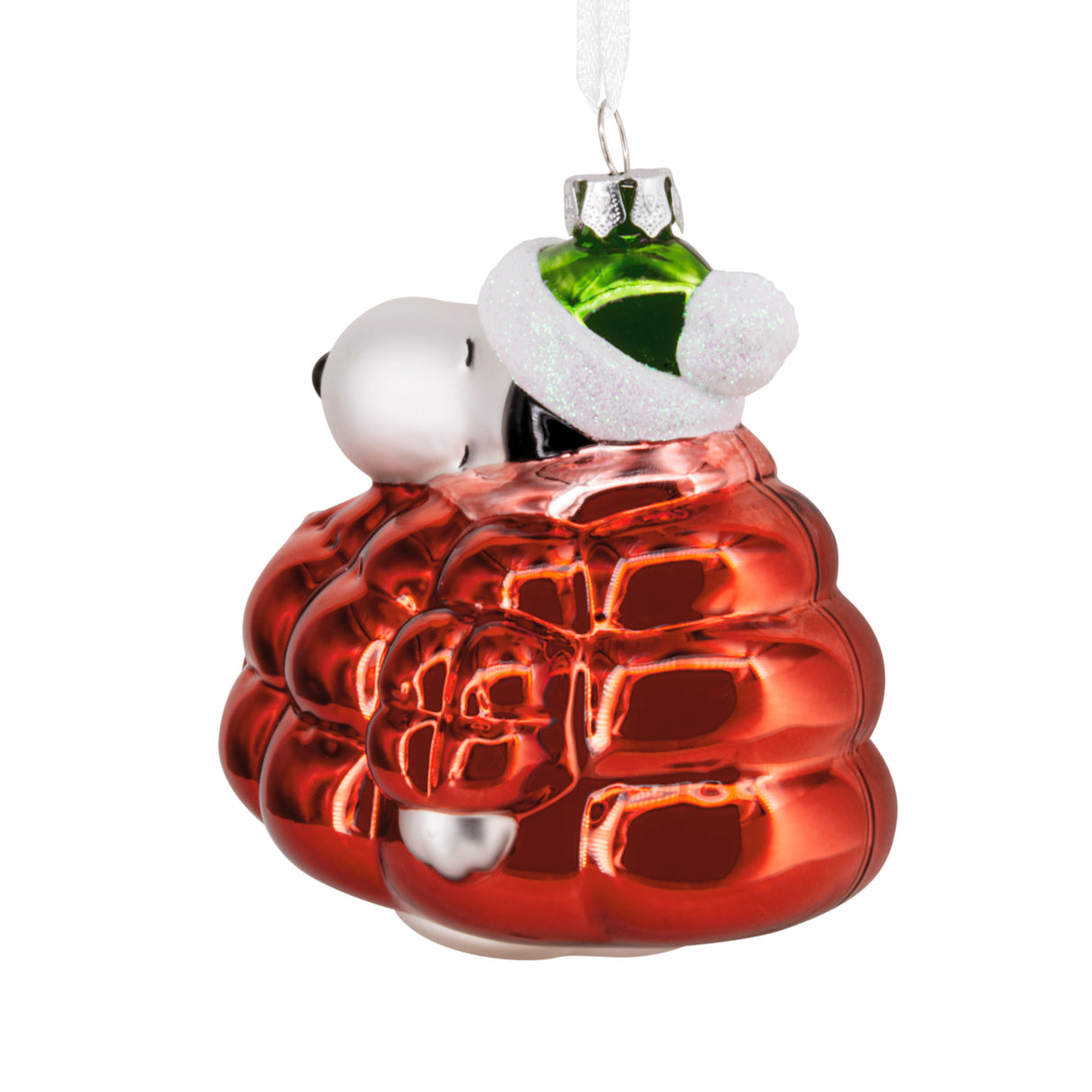 Hallmark Christmas Ornament (Peanuts Snoopy in Puffer Coat, Glass)