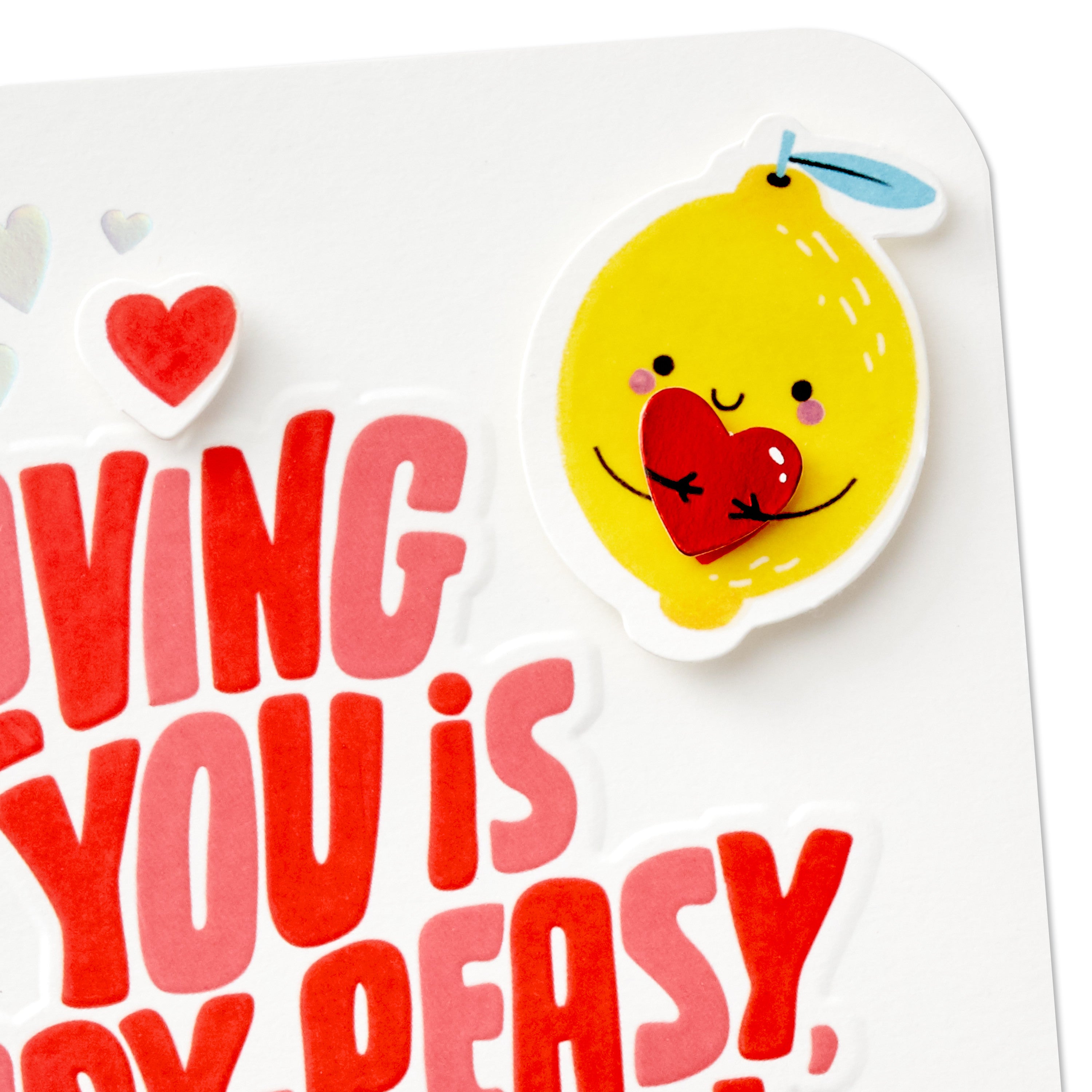 Hallmark Love Card, Romantic Birthday Card (Easy Peasy Lemon Squeezy)