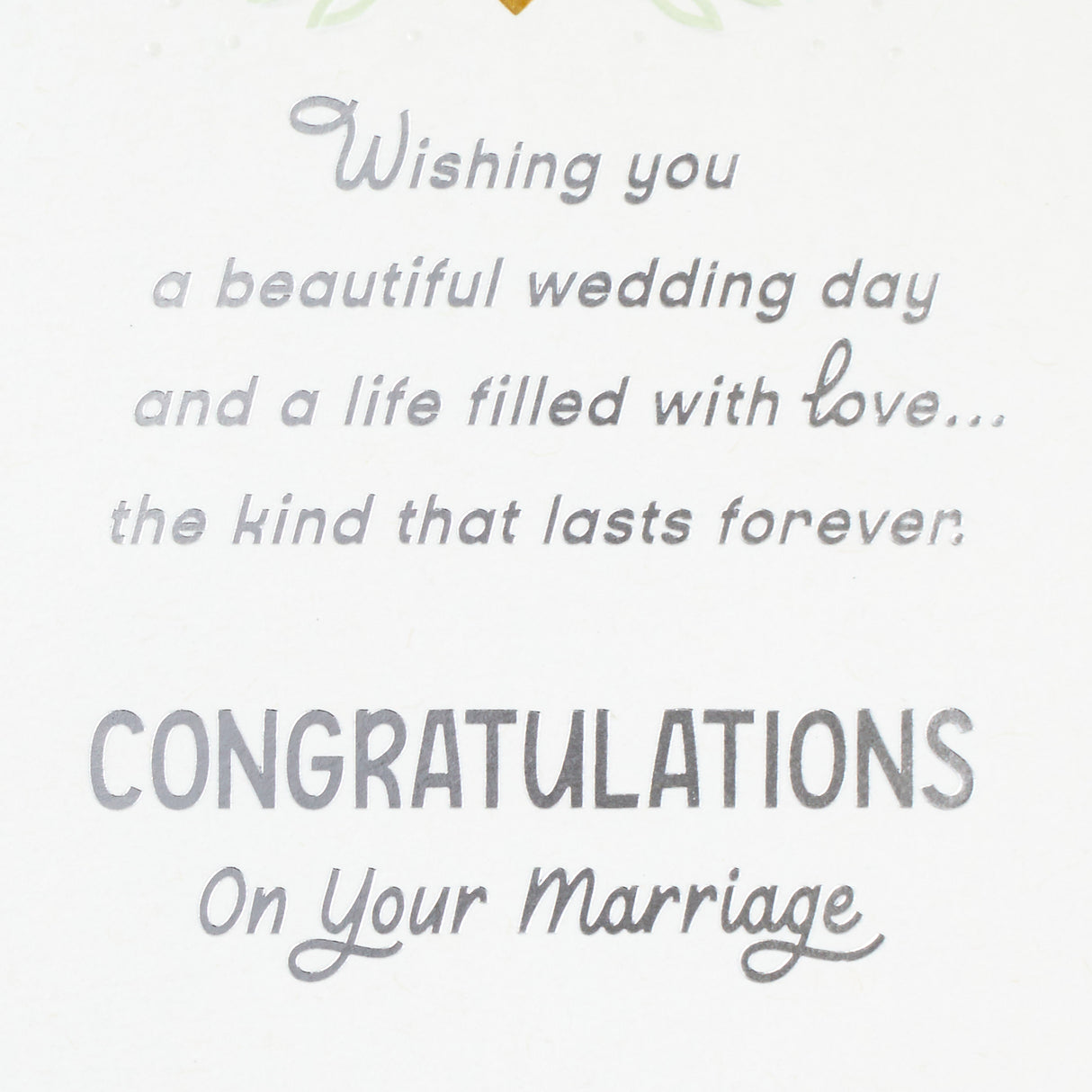 Hallmark Wedding Card (May There Always Be Love)