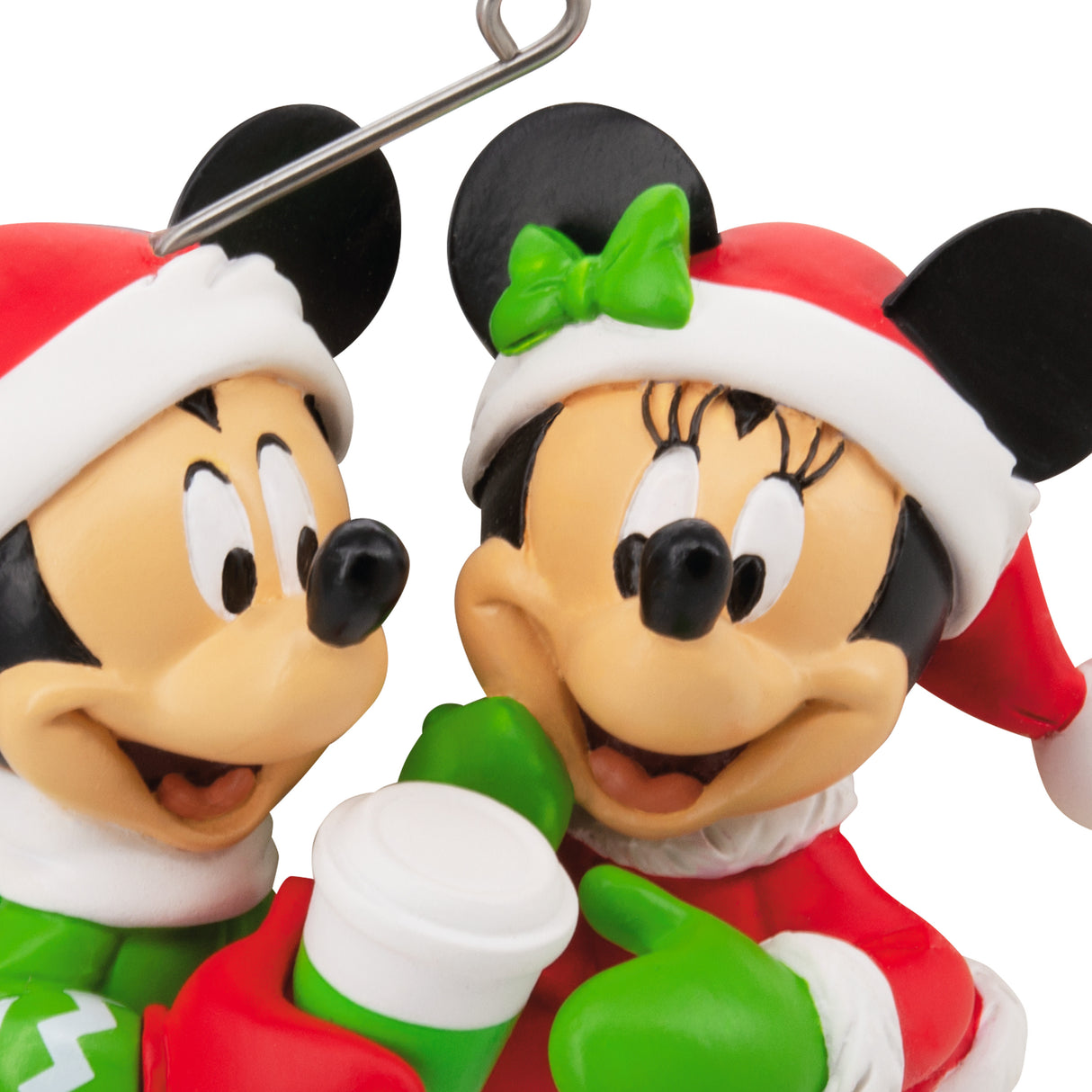 Hallmark Christmas Ornament (Disney Mickey and Minnie Sharing Cocoa)
