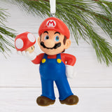 Nintendo Super Mario With Super Mushroom Christmas Ornament