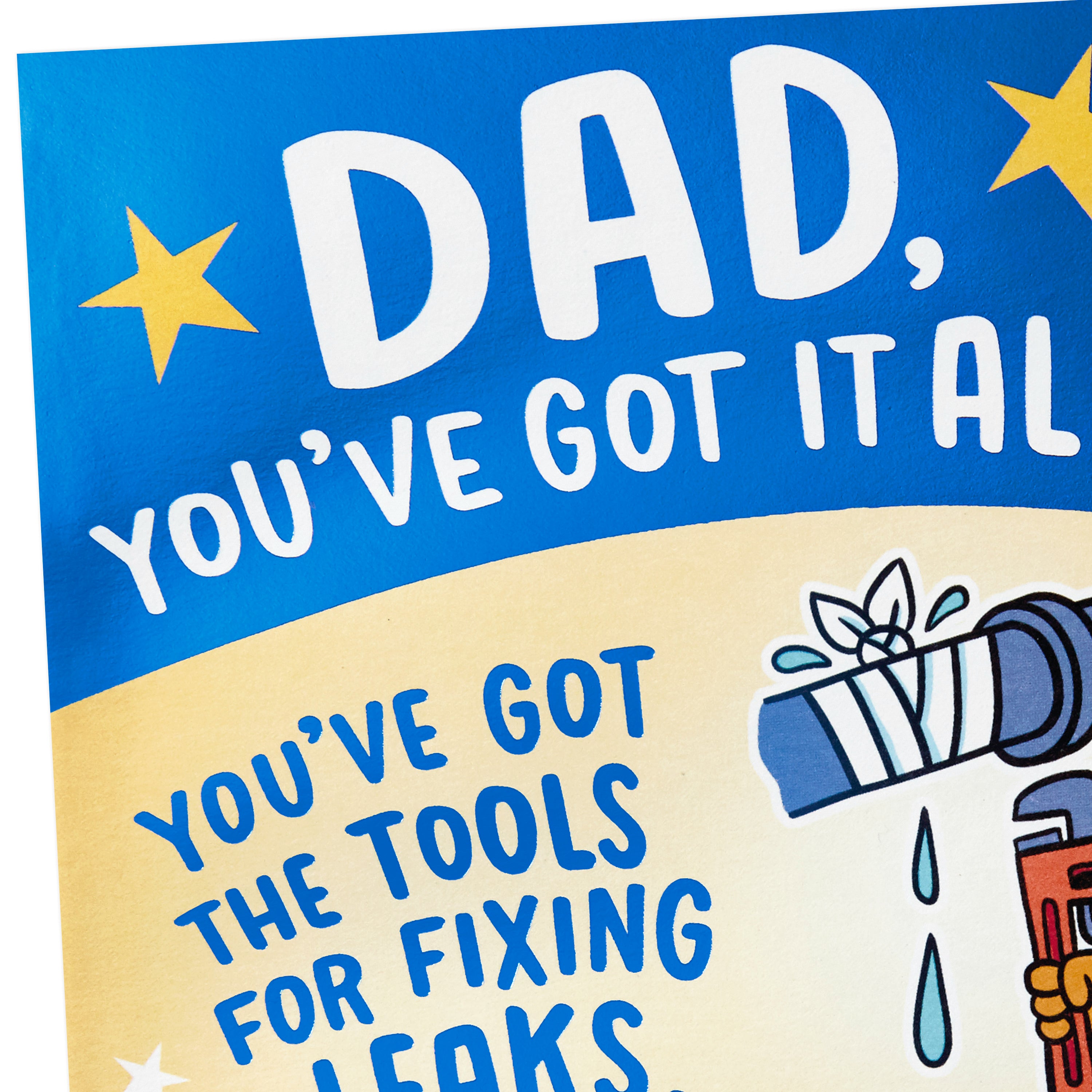 Funny Pop Up Fathers Day Card for Dad from Son or Daughter (You've Got it All)