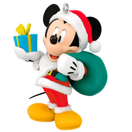 Keepsake Christmas Ornament 2024, Disney All About Mickey! Santa Mickey, Gifts for Disney Fans