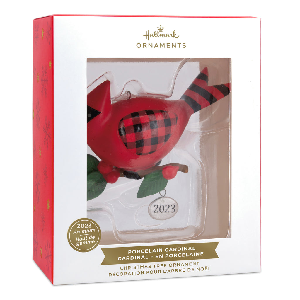 Hallmark Cute Cardinal 2023 Christmas Ornament, Premium Porcelain