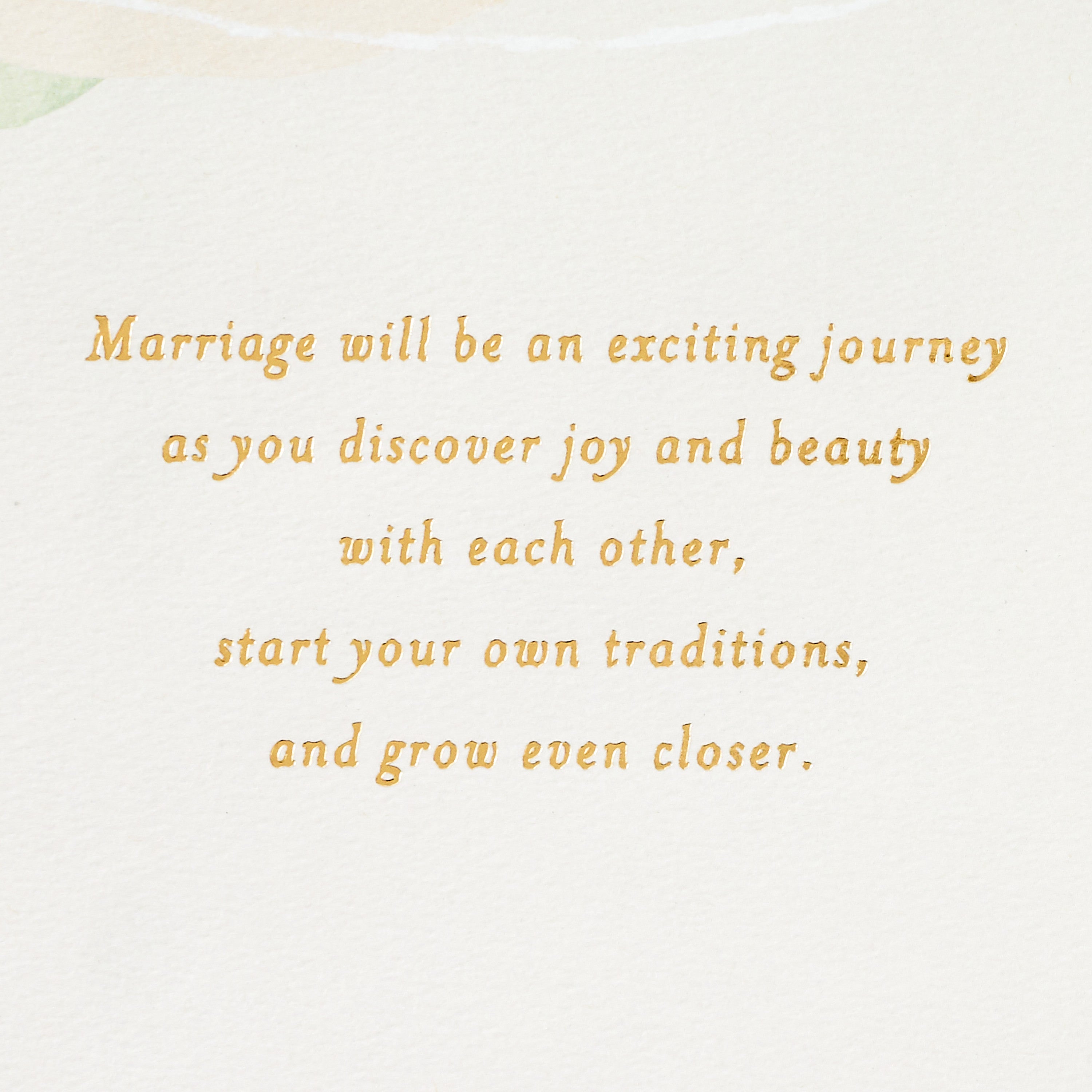 Hallmark Wedding Card (Beautiful Life Together)