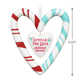 Keepsake Christmas Ornament 2024, Channel Spread the Love, Porcelain, Family Gifts