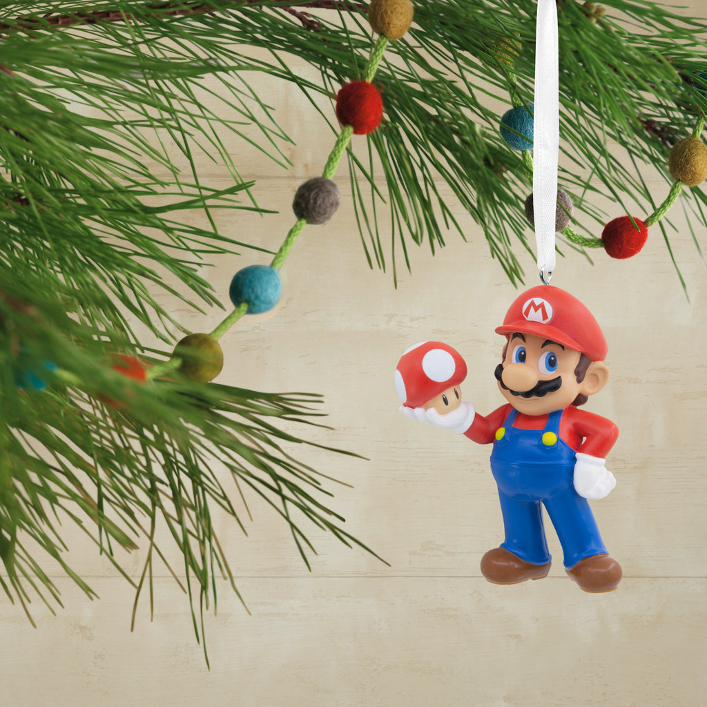 Nintendo Super Mario™ With Mushroom Ornament