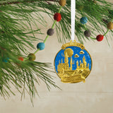 Harry Potter Hogwarts Christmas Ornament, Metal