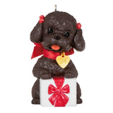 Keepsake Christmas Ornament 2024, Puppy Love Poodle 2024, Gifts for Animal Lovers