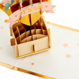 All Time Best Trophy With Flowers 3D Pop-Up Mother's Day Card for Mom