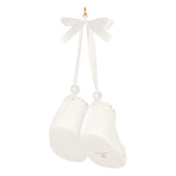 Hallmark Keepsake Christmas Ornament (Baby's 1st Christmas Baby Booties 2025, Porcelain)
