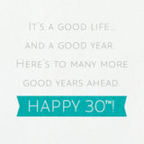 Hallmark Paper Wonder Pop Up 30th Birthday Card (Good Year)