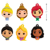 Disney Princess Miniature Christmas Ornaments, Set of 6