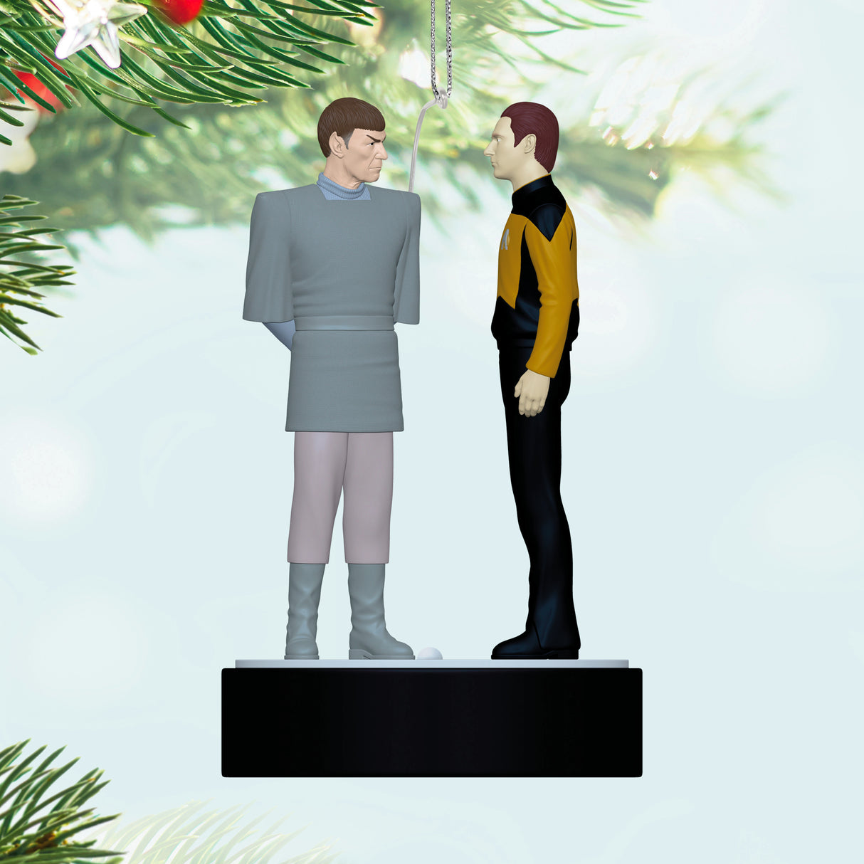 Keepsake Christmas Ornament 2024, Star Trek: The Next Generation "Unification II" With Sound, Gifts for Trekkies