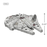 Keepsake 0.43" Mini Christmas Ornament 2024, Star Wars Millennium Falcon, Gifts for Star Wars Fans