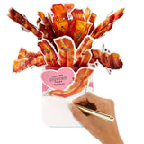 Hallmark Funny Pop Up Anniversary Card for Husband, Wife, Boyfriend, Girlfriend (Better Than Bacon)