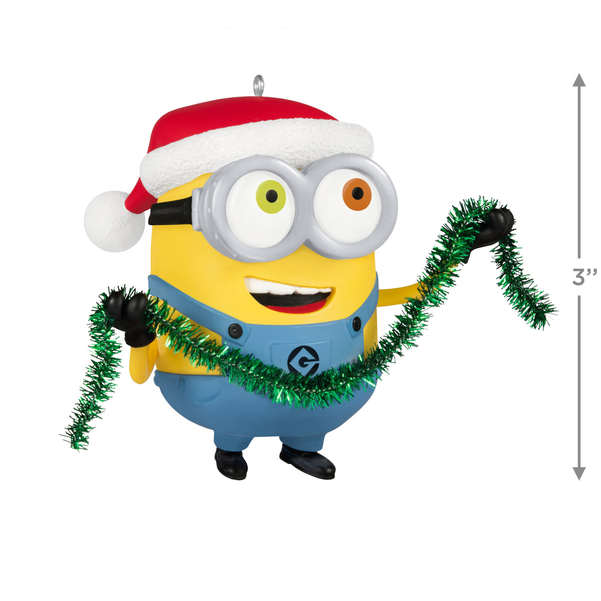 Hallmark Keepsake Christmas Ornament (Minions Bob Trims the Tree With Sound)