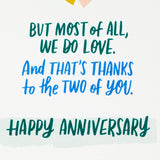 Hallmark Anniversary Card for Parents (Fun, Family, Faith in Each Other)