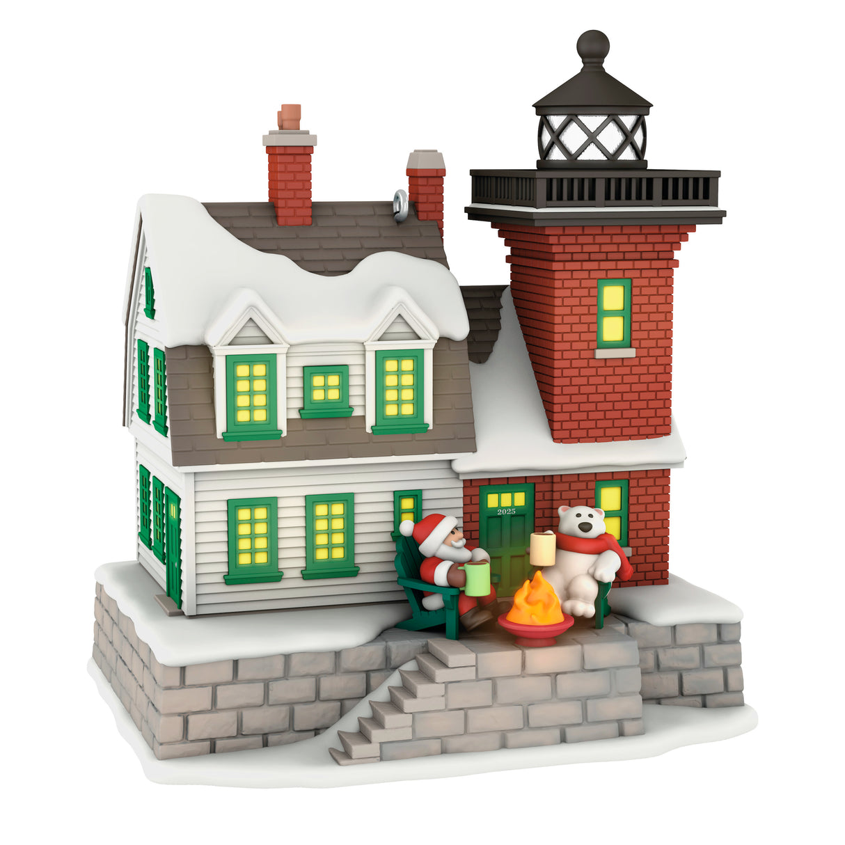 Hallmark Keepsake Christmas Ornament (Holiday Lighthouse 2025 With Light)