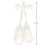 Hallmark Keepsake Christmas Ornament (Baby's 1st Christmas Baby Booties 2025, Porcelain)