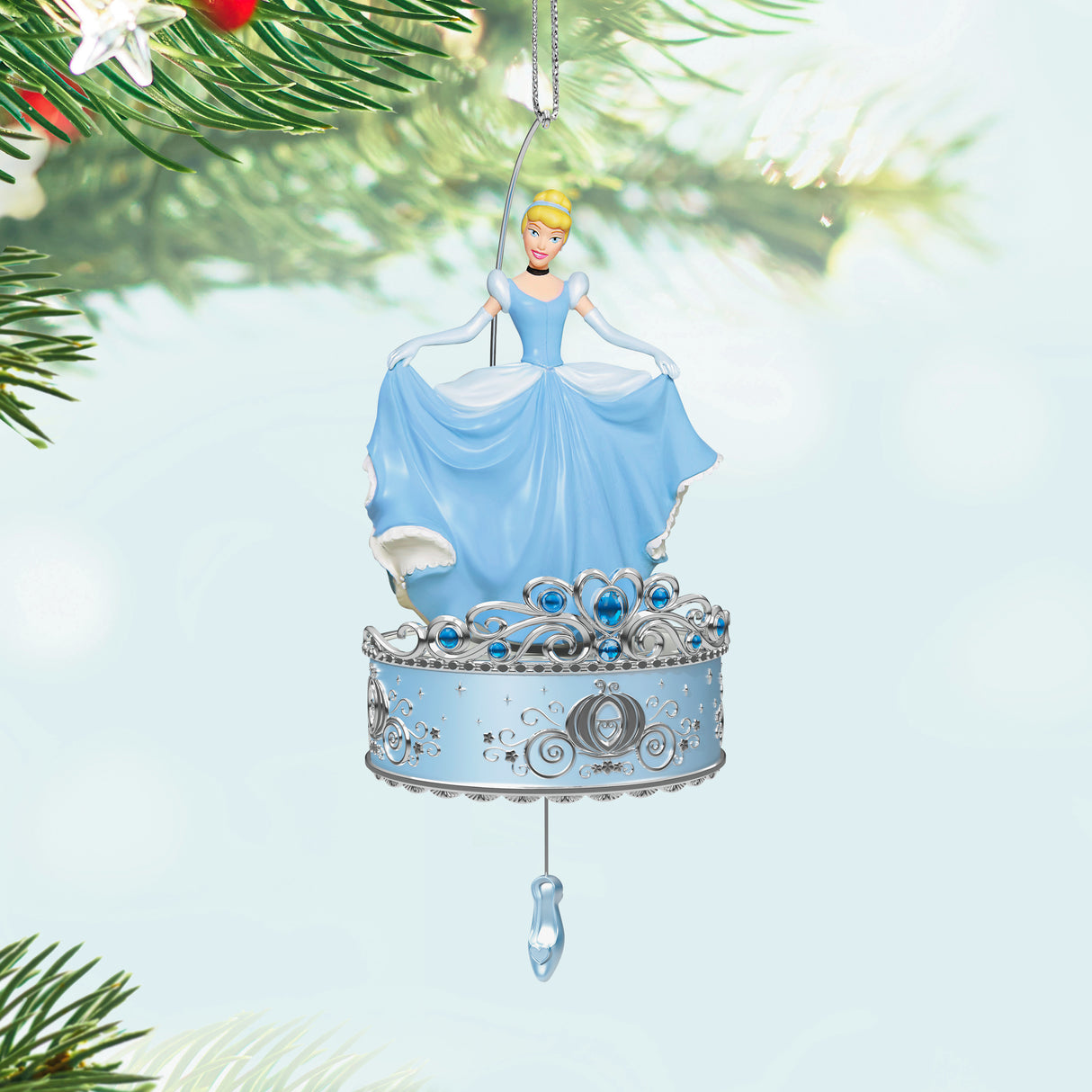 Keepsake Christmas Ornament 2024, Disney Cinderella Twirling at the Ball, Gifts for Disney Fans