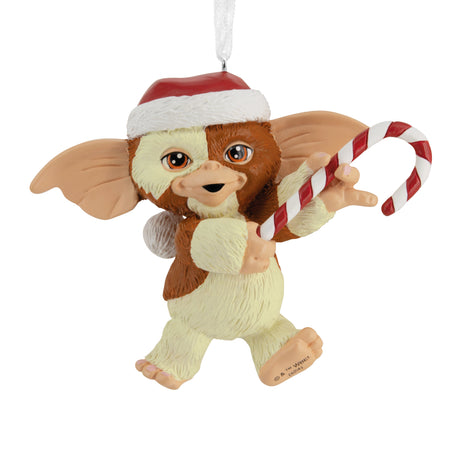 Gremlins Gizmo in Santa Hat Christmas Ornament