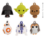 Star Wars Characters Miniature Christmas Ornaments, Set of 6, May the 4th