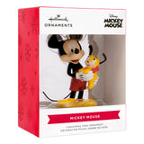 Disney Mickey Mouse Holding Puppy Christmas Ornament