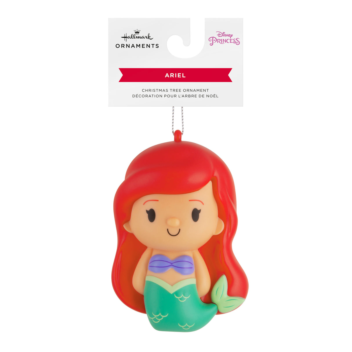 Disney The Little Mermaid Ariel Christmas Ornament, Shatterproof