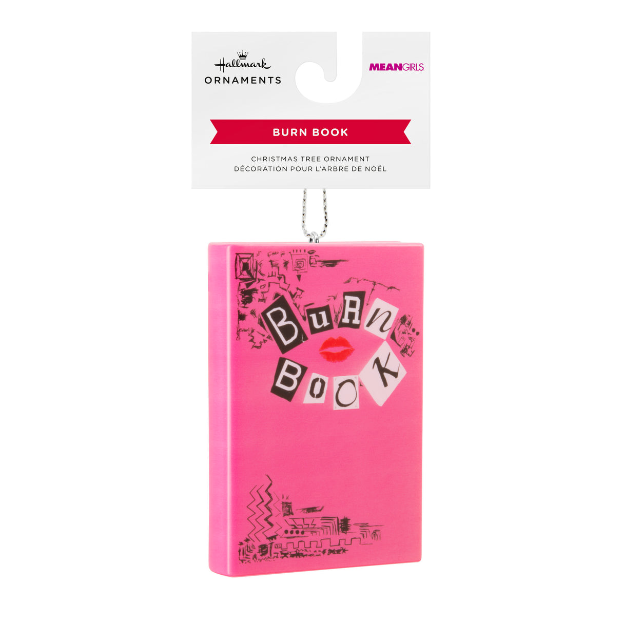 Hallmark Christmas Ornament (Mean Girls Burn Book Shatterproof)