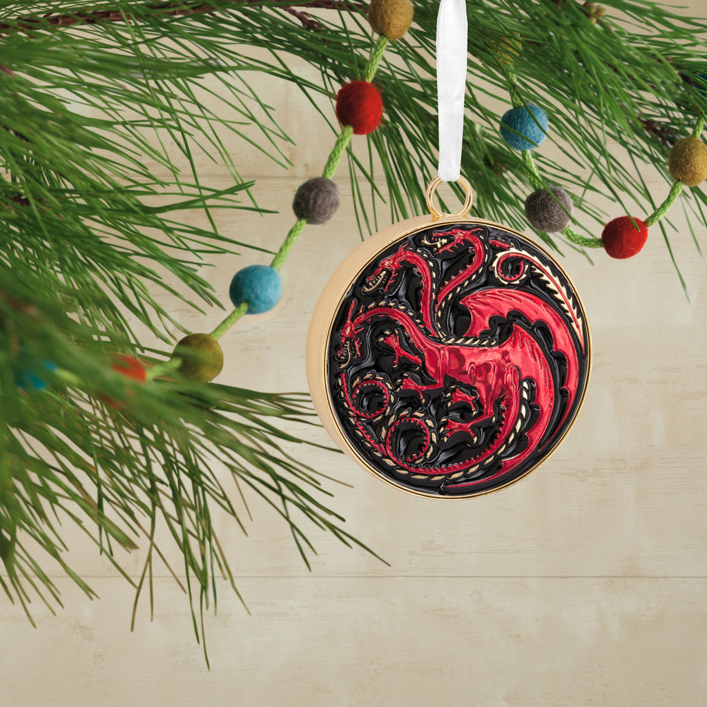 House of the Dragon™ Targaryen Sigil Premium Metal Ornament