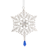 Snowflake 2024 Christmas Ornament, Metal