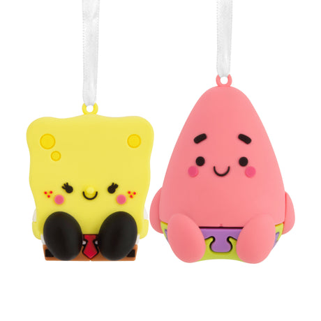 Better Together Nickelodeon SpongeBob SquarePants and Patrick Star Magnetic Christmas Ornaments, Set of 2