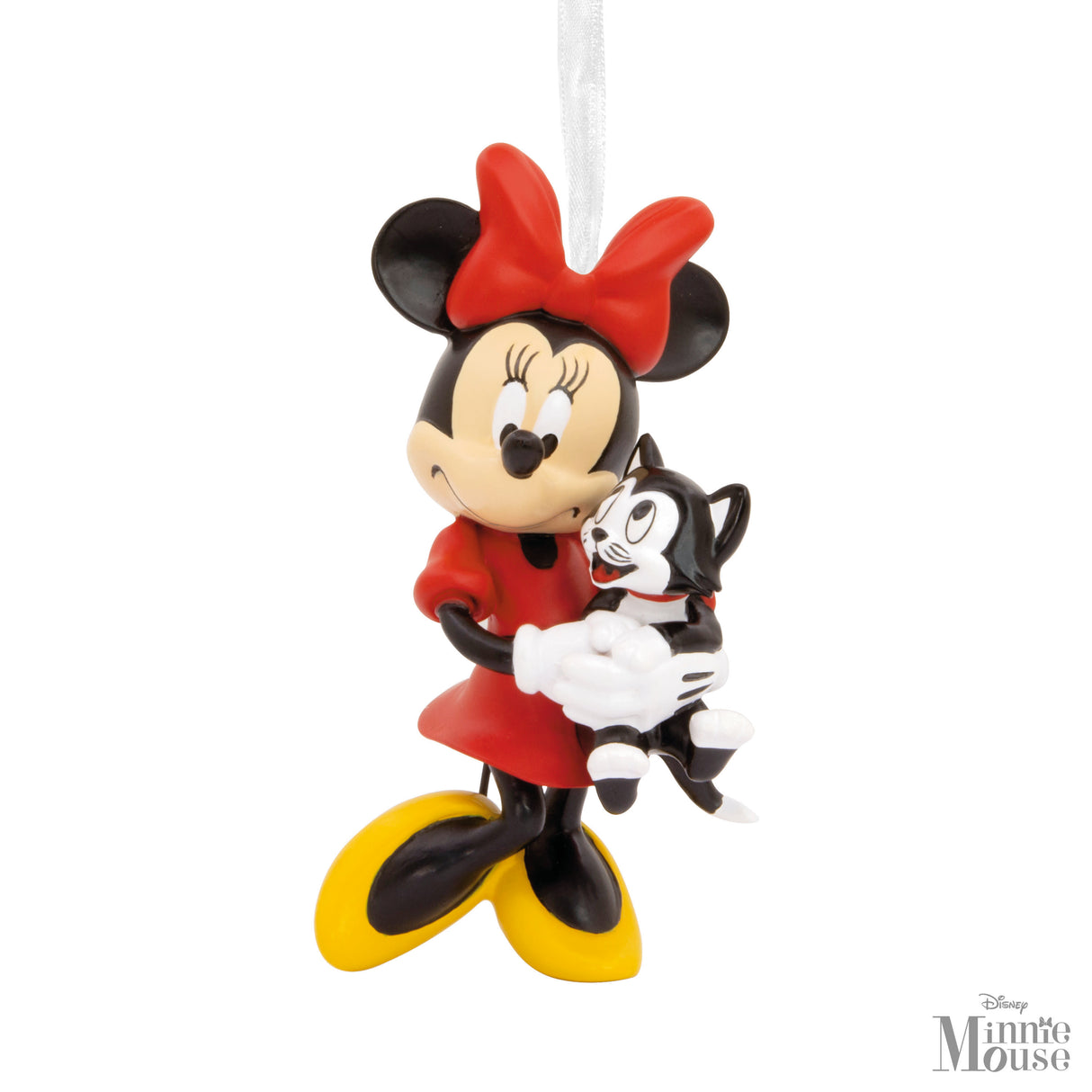 Disney Minnie Mouse Holding Kitten Christmas Ornament