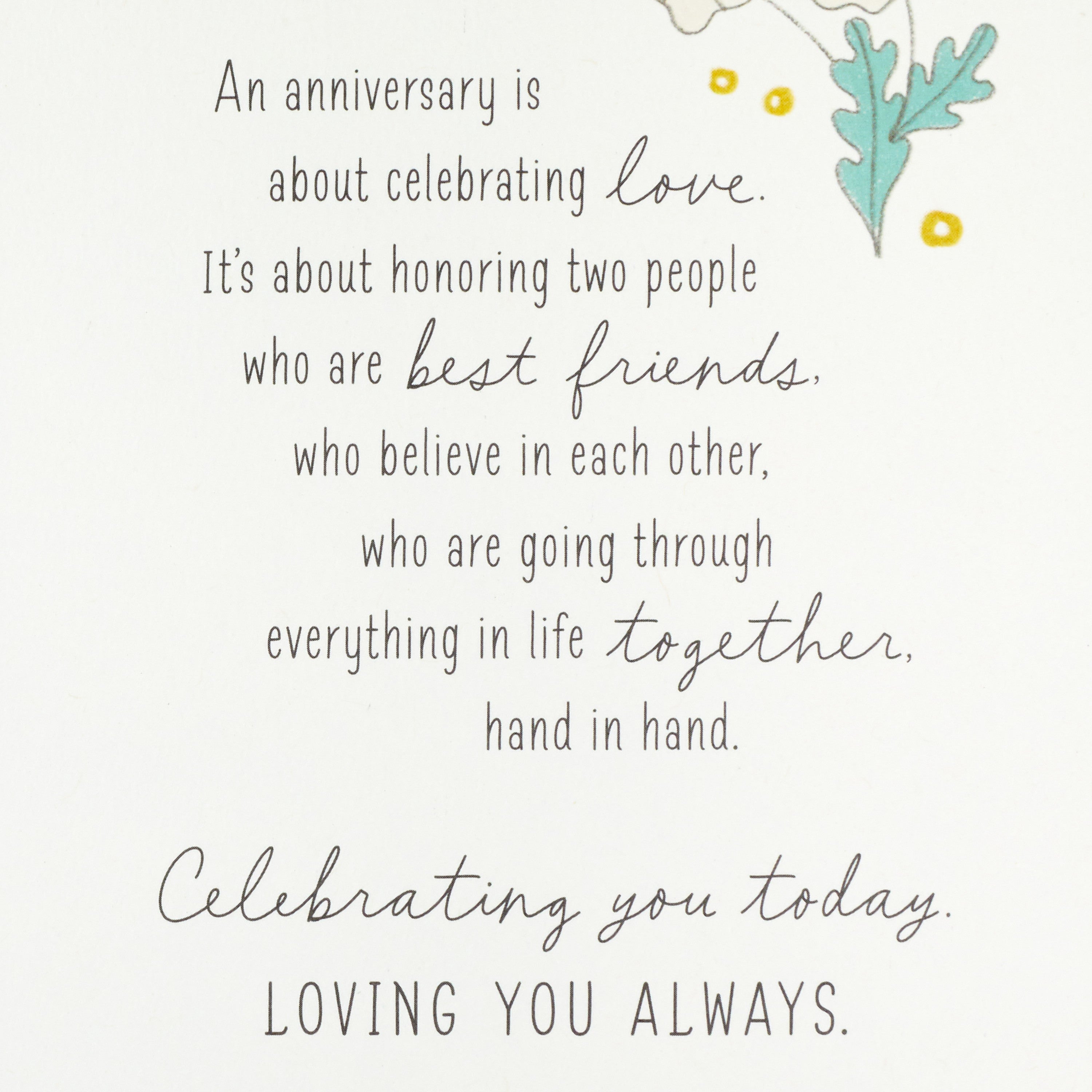 Hallmark Anniversary Card for Couple (So Good Together)