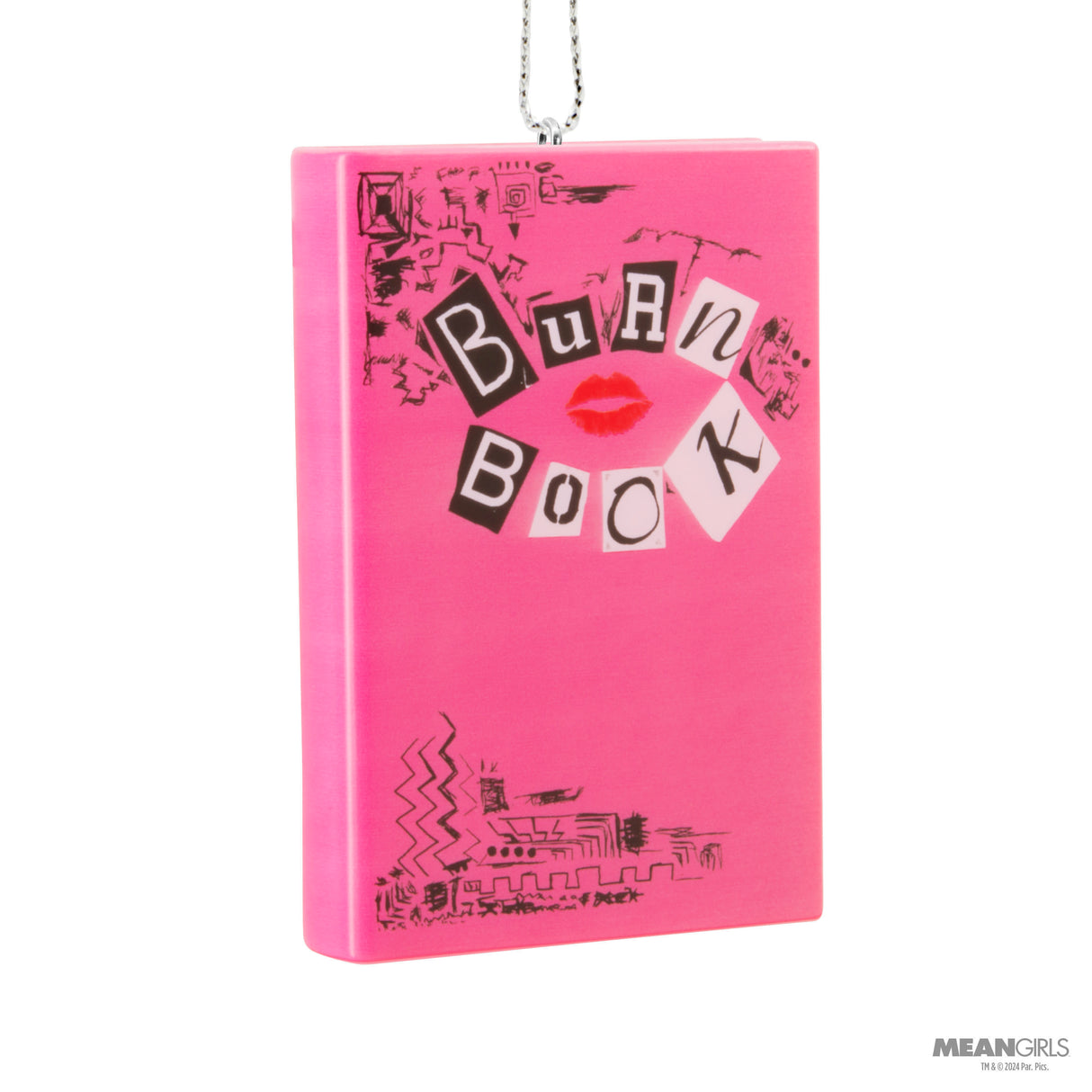 Hallmark Christmas Ornament (Mean Girls Burn Book Shatterproof)