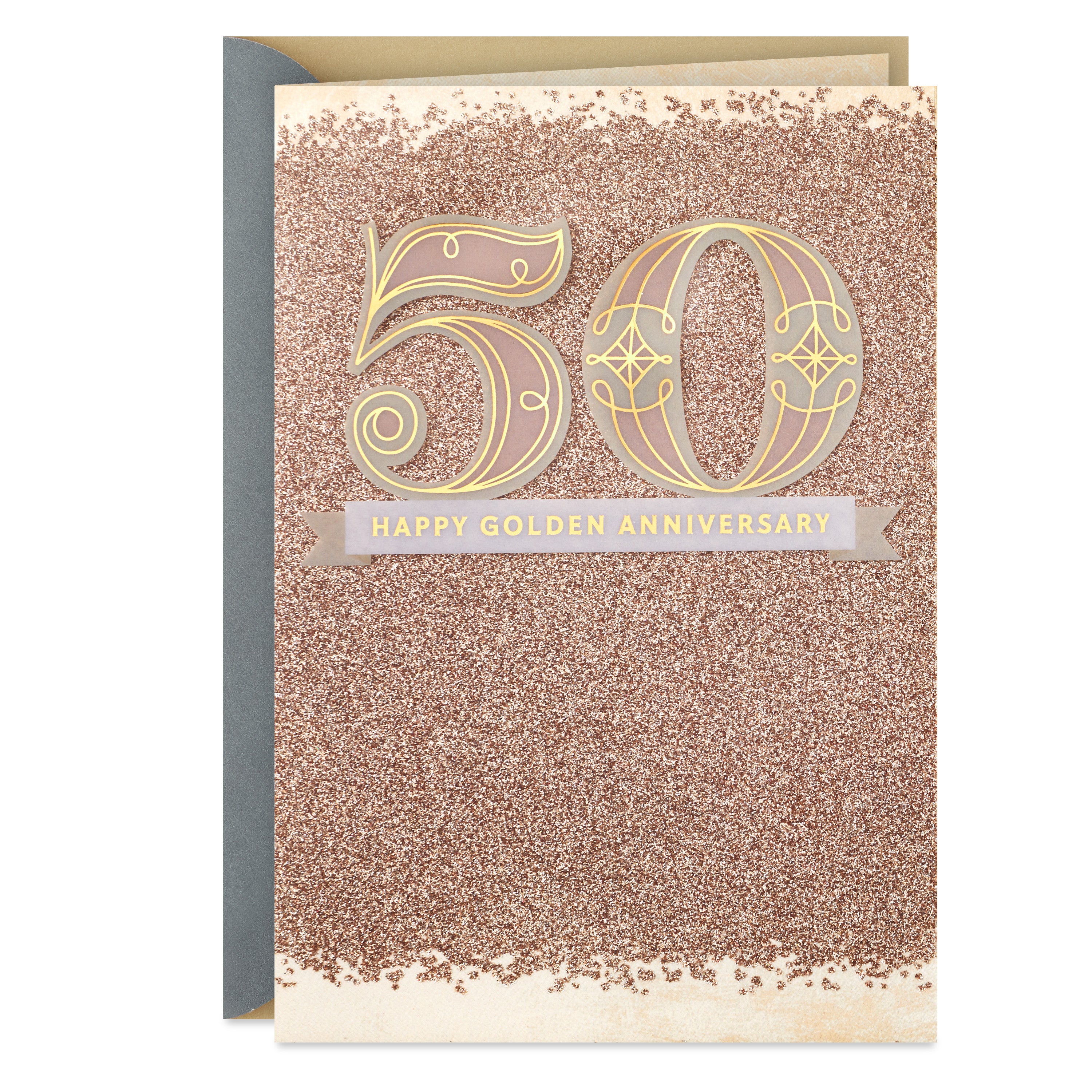 Hallmark 50th Anniversary Card (Golden Anniversary)