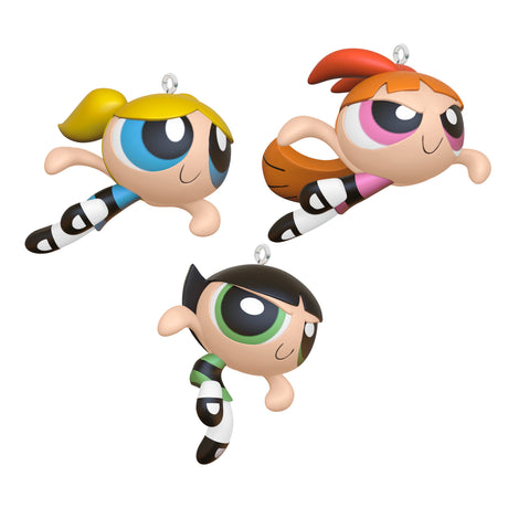 Keepsake Christmas Ornaments 2024, The Powerpuff Girls Blossom, Bubbles and Buttercup, Set of 3, Cartoon Gifts