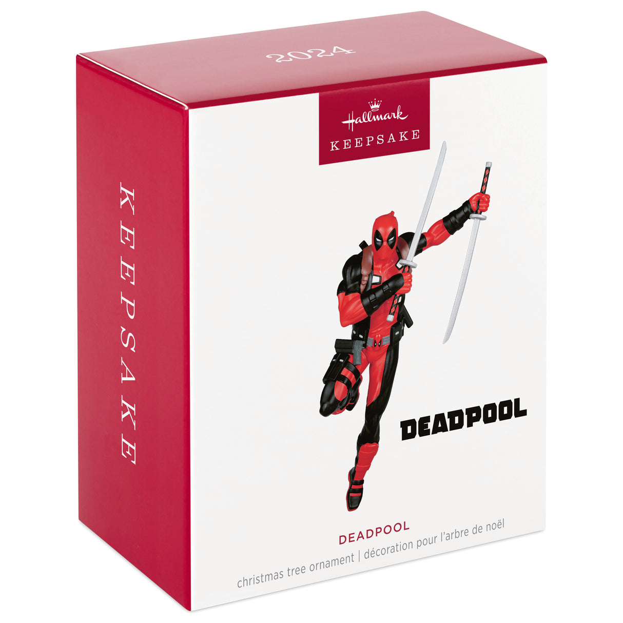 Keepsake Christmas Ornament 2024, Marvel Deadpool, Gifts for Marvel Fans