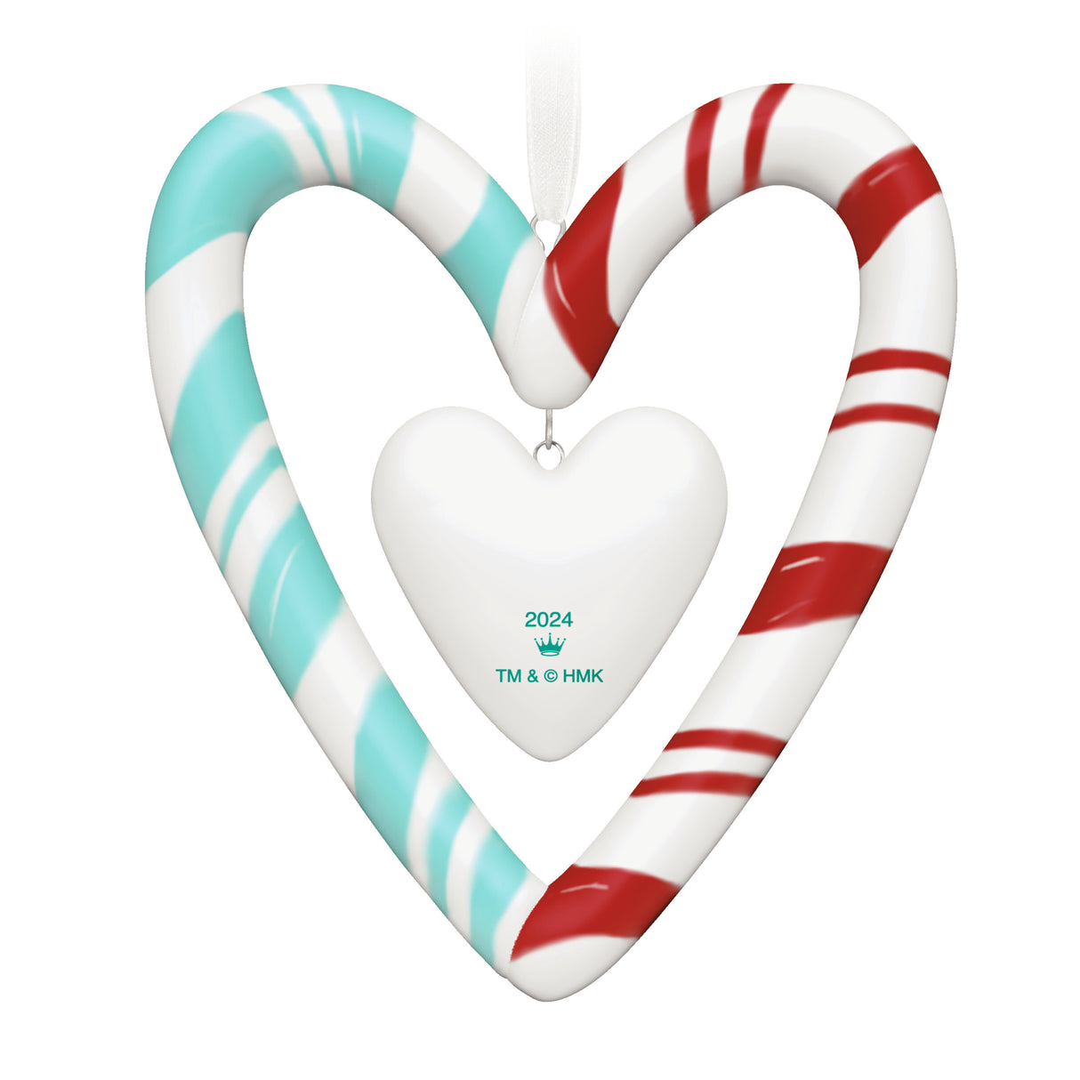 Keepsake Christmas Ornament 2024, Channel Spread the Love, Porcelain, Family Gifts