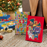 Hallmark 14" Medium Pokémon Gift Box Set (8 Boxes with Lids, 2 of 4 Designs) for Kids, Parties, Back to School, Christmas