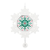 Hallmark Keepsake Christmas Ornament (Snowflake 2025, Porcelain)